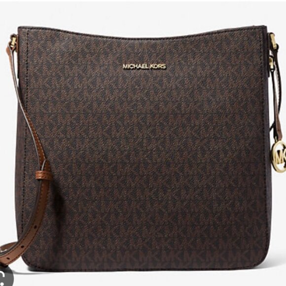 MICHAEL KORS Jet Set travel large Logo Messenger bag - Picture 1 of 10